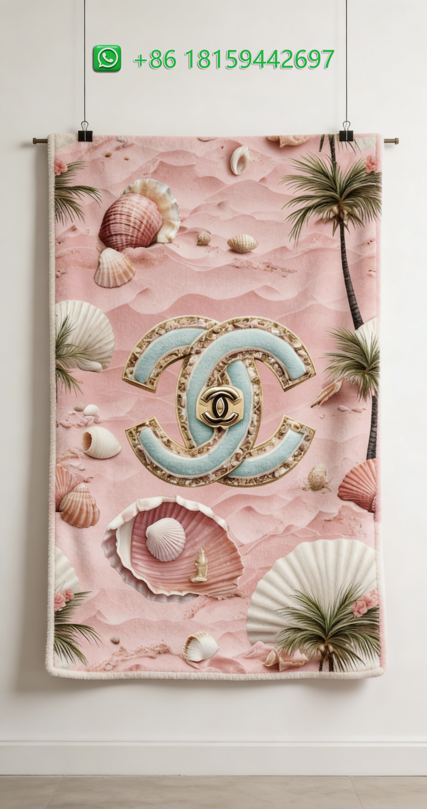 Chanel Throw Blankets